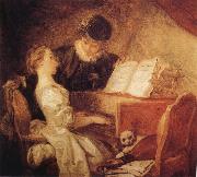 The Music Lesson Jean Honore Fragonard